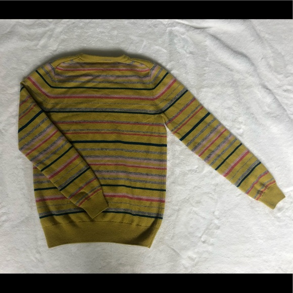 Extra Fine Merino Wool Striped Sweater - Picture 3 of 5
